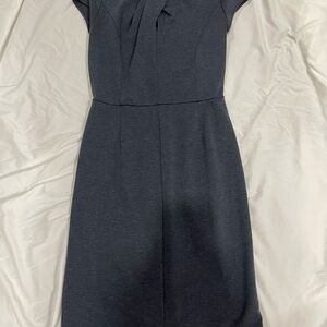 Banana Republic Dark Gray Midi Dress